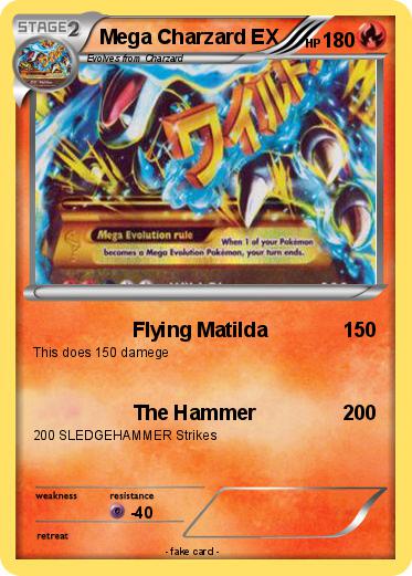 Pokemon Mega Charzard EX