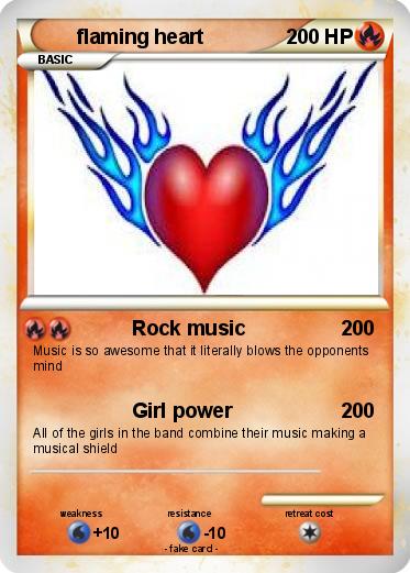 Pokemon flaming heart