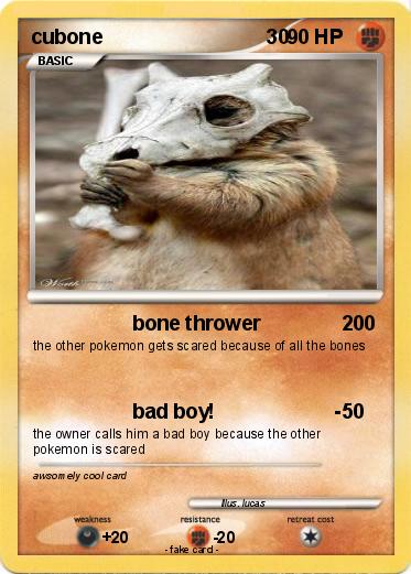 Pokemon cubone                             30