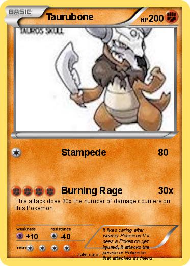 Pokemon Taurubone