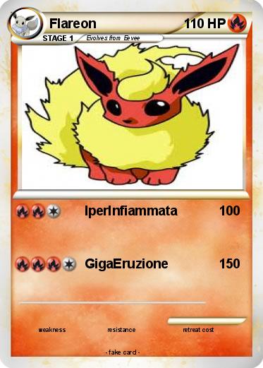 Pokemon Flareon Pokemon Flareon