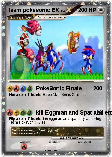 Pokemon team pokesonic EX