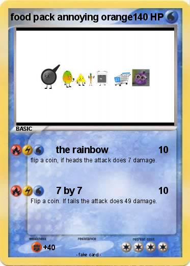 Pokemon food pack annoying orange