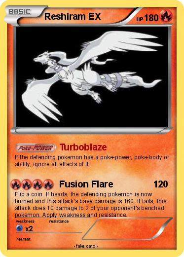Pokemon Reshiram EX