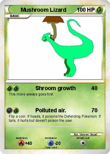 Pokemon Mushroom Lizard