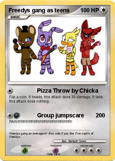 Pokemon Freedys gang as teens