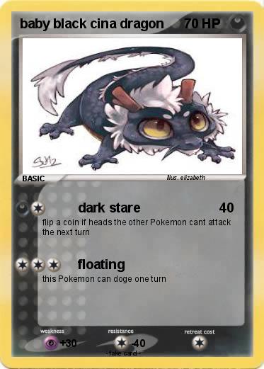 Pokemon baby black cina dragon