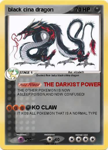 Pokemon black cina dragon