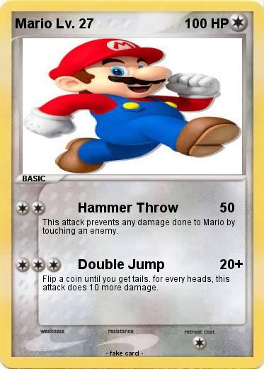 Pokemon Mario Lv. 27