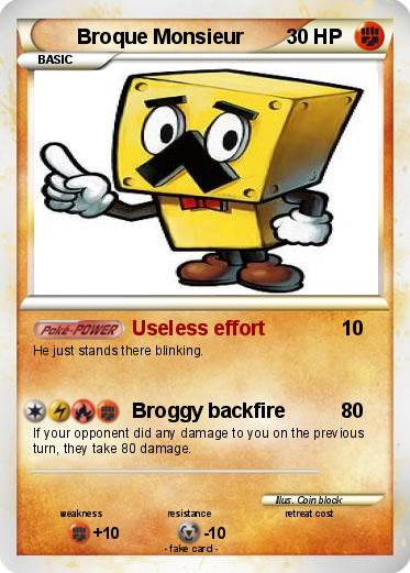 Pokemon Broque Monsieur