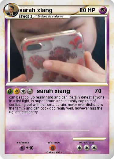 Pokemon sarah xiang