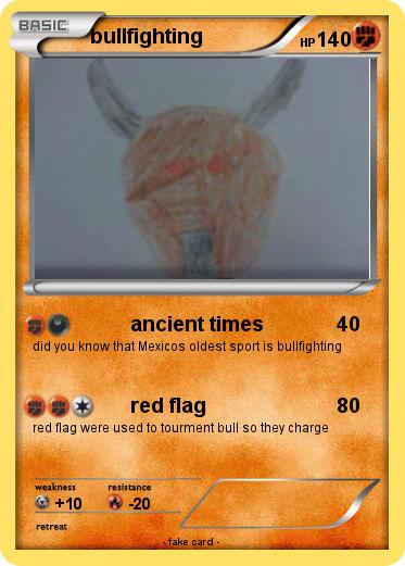 Pokemon bullfighting