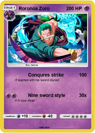 Pokemon Roronoa Zoro