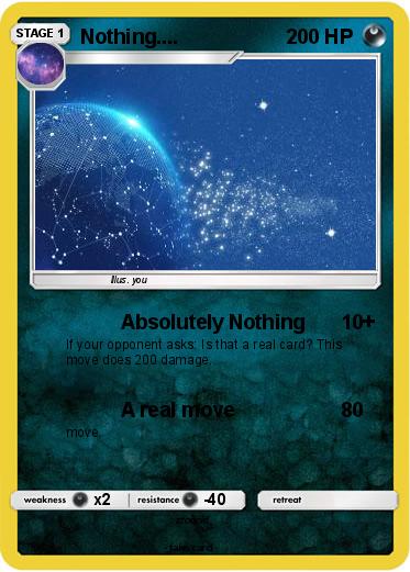 Pokemon Nothing....