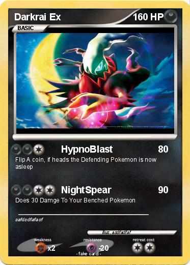 Pokemon Darkrai Ex