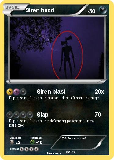Pokemon Siren head