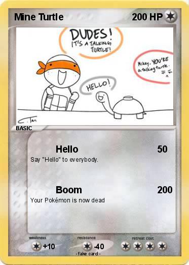 Pokemon Mine Turtle
