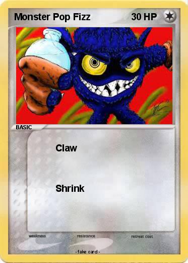 Pokemon Monster Pop Fizz
