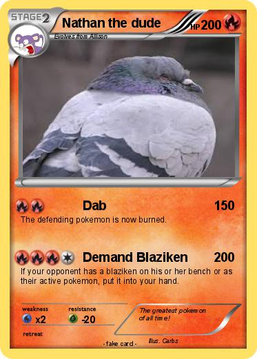 Pokemon Nathan the dude