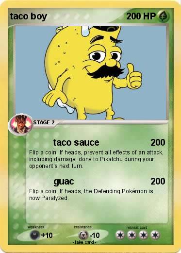 Pokemon taco boy