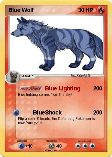 Pokemon Blue Wolf