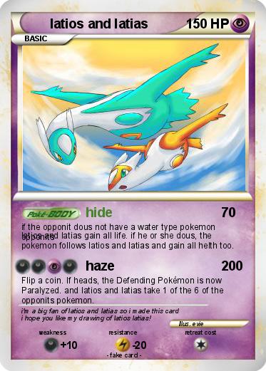 Pokemon latios and latias