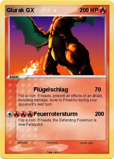Pokemon Glurak GX