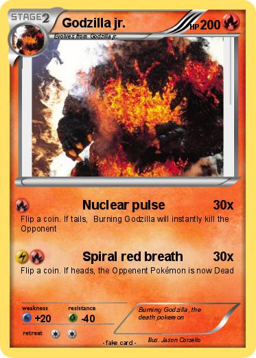 Pokemon Godzilla jr.