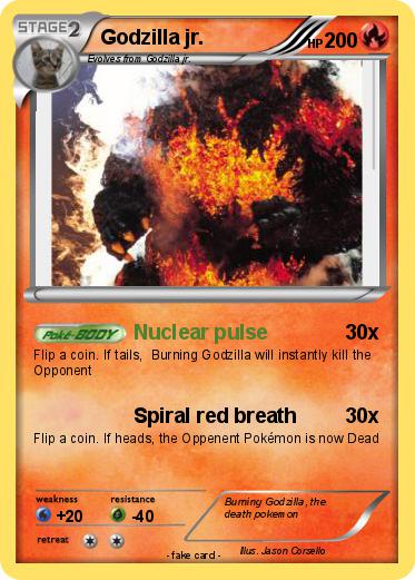 Pokemon Godzilla jr.