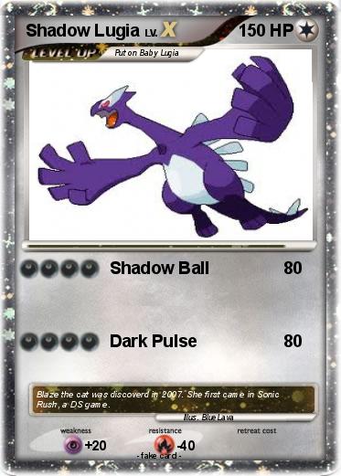 Pokemon Shadow Lugia