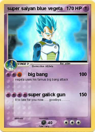 Pokemon super saiyan blue vegeta