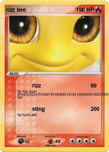 Pokemon rizz bee