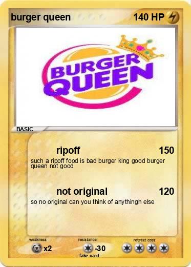 Pokemon burger queen