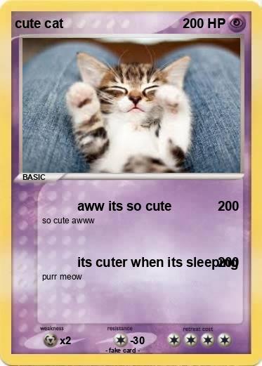 Pokemon cute cat