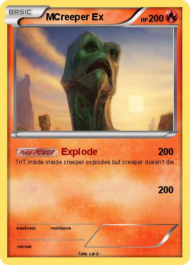 Pokemon MCreeper Ex