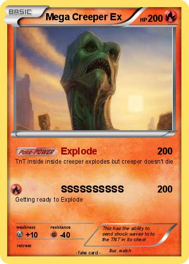 Pokemon Mega Creeper Ex