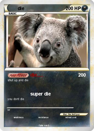 Pokemon die