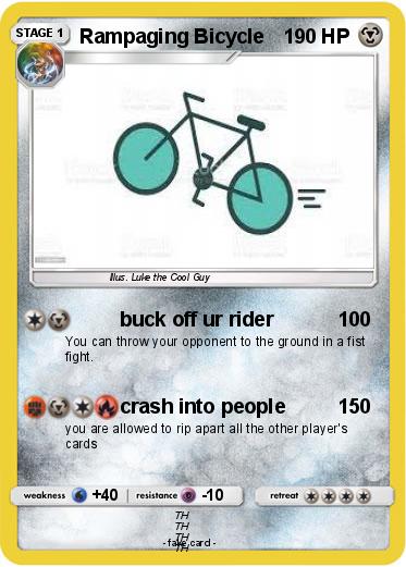 Pokemon Rampaging Bicycle