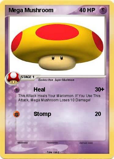 Pokemon Mega Mushroom