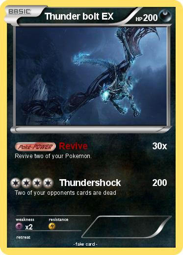 Pokemon Thunder bolt EX