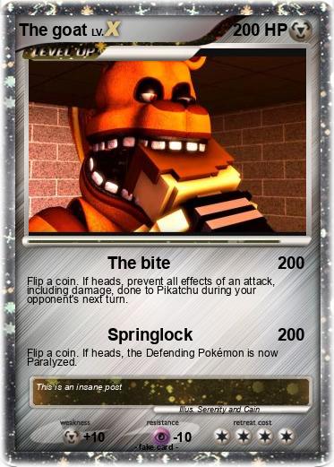 Pokemon The goat