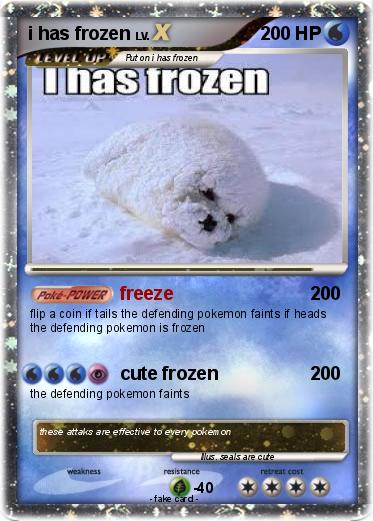 Pokemon i has frozen