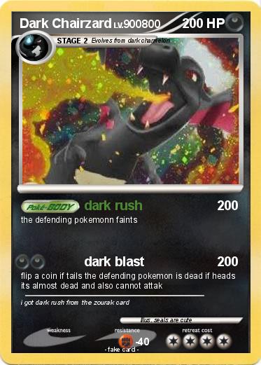 Pokemon Dark Chairzard