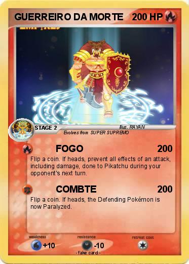 Pokemon GUERREIRO DA MORTE