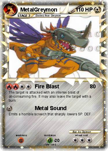 Pokemon MetalGreymon