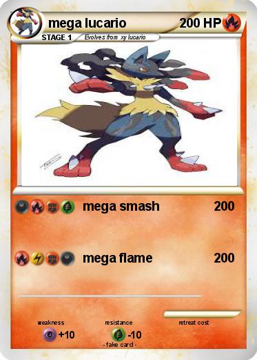 Pokemon mega lucario