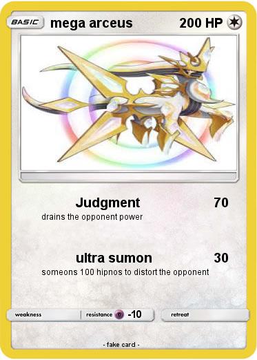 Pokemon mega arceus