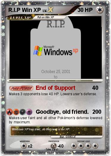 Pokemon R.I.P Win XP