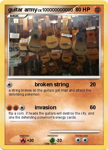 Pokemon guitar army