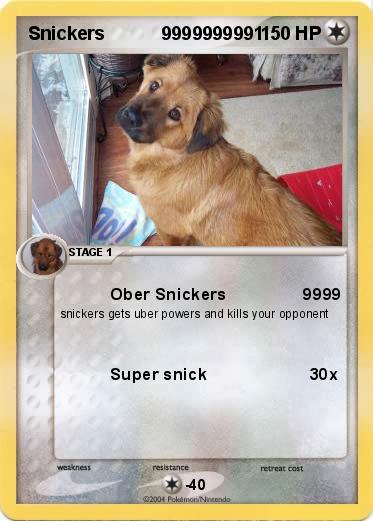 Pokemon Snickers           9999999991
